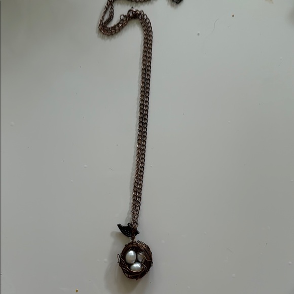 Elegant Pearl Nest Necklace - Picture 1 of 3
